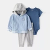 Carter's Baby Boys 3-pc. Pant Set In Blue
