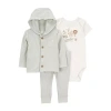 Carter's Baby Boys 3-pc. Pant Set In Gray