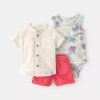 Carter's Baby Boys 3-pc. Short Set In Multi