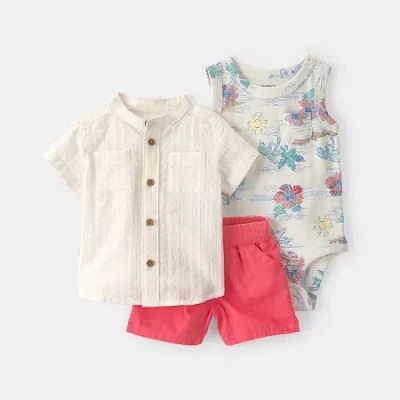 Carter's Baby Boys 3-pc. Short Set In Multi