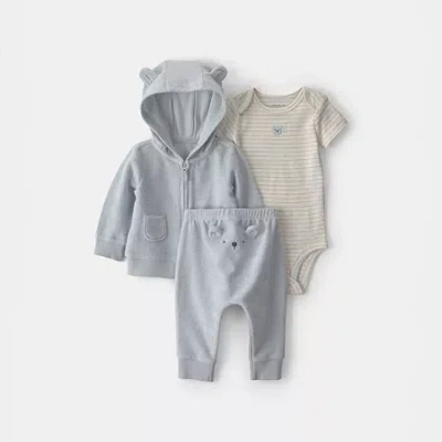 Carter's Baby Boys 3-pc. Pant Set In Gray