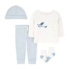 Carter's Baby Boys 4-pc. Pant Set In Blue