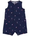 Carter's Baby Boys 4th Of July Button-down Romper