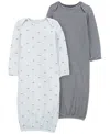 CARTER'S BABY BOYS AND BABY GIRLS PURELY SOFT SLEEPER GOWNS, PACK OF 2