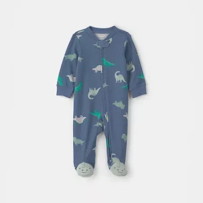 Carter's Baby Boys Animal Sleep And Play In Blue