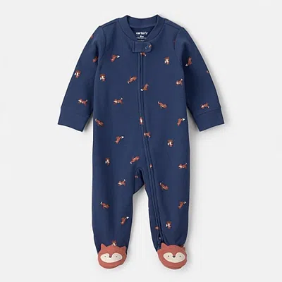 Carter's Baby Boys Animal Sleep And Play In Blue