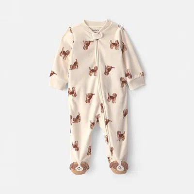 Carter's Baby Boys Animal Sleep And Play In Pink