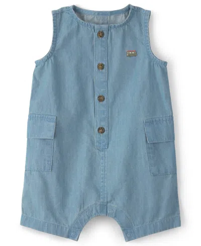 Carter's Baby Boys Sleeveless Romper In Blue