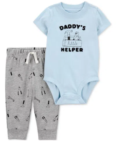 Carter's Baby Boys Bodysuit & Pants, 2 Piece Set In Daddy's Helper