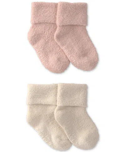 Carter's Baby Boys' Chenille Ankle Socks, 2-pack In Brown