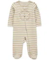 Carter's Baby Boys Cotton Lion Striped Sleep & Play Pajamas