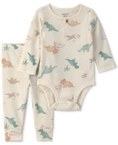 Carter's Baby Boys 2-pc. Pant Set In White