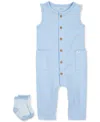 Carter's Baby Boys Jumpsuit & Socks, 2 Piece Set