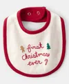 Carter's Baby Boys Or Baby Girls My First Christmas Ever Holiday Bib In Multi