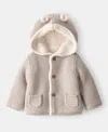 Carter's Baby Boys Or Baby Girls Sherpa-lined Cardigan In Neutral