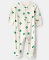 Carter's Baby Boys Or Baby Girls St. Patrick's Day Snug Fit Sleep And Play Pajama In White