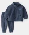 Carter's Toddler Boys 2-pc. Quarter Zip Pullover & Pants Set In Blue