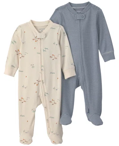 Carter's Baby Boys' Safari Snug Fit Sleep & Play In Multi