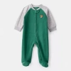 Carter's Baby Boys Zip-up Sleep And Play Coverall In Animal Print