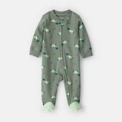 Carter's Baby Boys Sleep And Play In Green