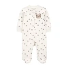 Carter's Baby Boys Tiger 2-way-zipper Cotton Sleep And Play Footed Coverall In White