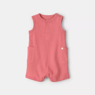 Carter's Baby Boys Sleeveless Romper In Pink