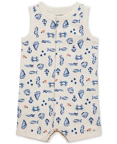 Carter's Baby Boys Snap-up Cotton Romper