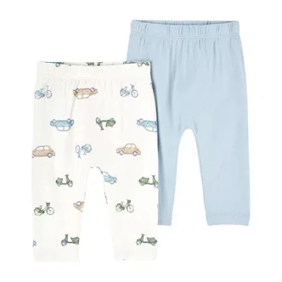 Carter's Baby Boys Straight Regular Fit Pull-on Pant In Blue