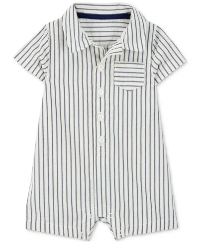 Carter's Baby Boys Striped One-piece Polo Romper