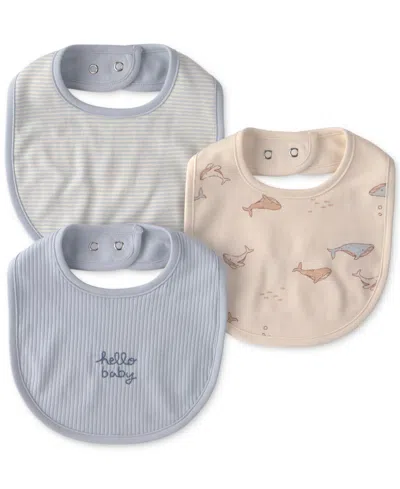 Carter's Baby Boys' Whale Bibs, 3-pack In Multi