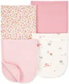 Carter's Baby Cotton Burp Cloths, 4 Pack