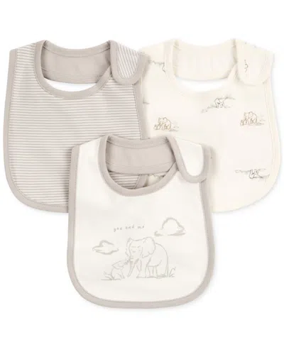 Carter's Baby Cotton Teething Bibs, Pack Of 3 In Neutral