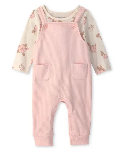 Carter's Baby Girl's Floral Bodysuit And Overall 2-piece Set In Multi