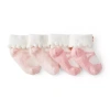 Carter's Baby Girls 2 Pair Baby Booties In Pink