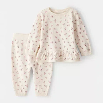 Carter's Baby Girls 2-pc. Pant Set In Multi