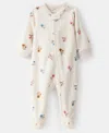 Carter's Baby Girls 2-way Zip Sleep And Play Coverall In Multi