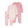 Carter's Baby Girls 3-pc. Pant Set In Pink