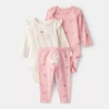 Carter's Baby Girls 3-pc. Pant Set In Animal Print