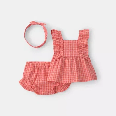 Carter's Baby Girls 3-pc. Short Set In Multi