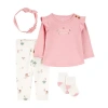 Carter's Baby Girls 4-pc. Pant Set In Multi