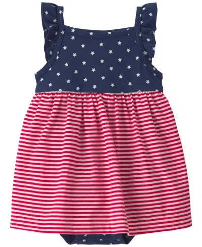 Carter's Baby Girls' American Flag Sleeveless Bodysuit In Multi