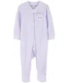 Carter's Baby Girls Sleep And Play In Purple