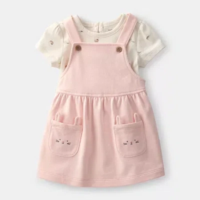 Carter's Baby Girls Bunny Sleeveless Jumper In Multi