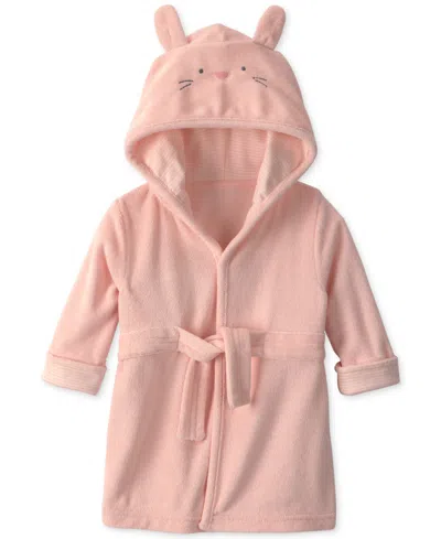 Carter's Baby Girls' Bunny Terry Bath Robes In Pink