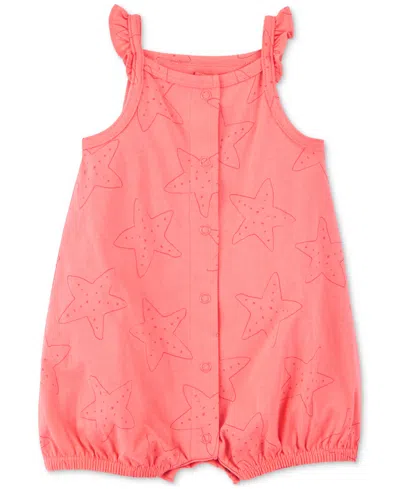 Carter's Baby Girls Cotton Snap-up Romper