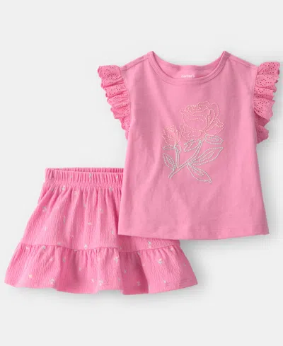 Carter's Babies' Toddler Girls 2-pc. Skort Set In Pink