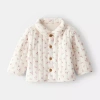 Carter's Baby Girls Long Sleeve Button Cardigan In Neutral