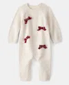 Carter's Baby Girls Long Sleeves Jumpsuit In White