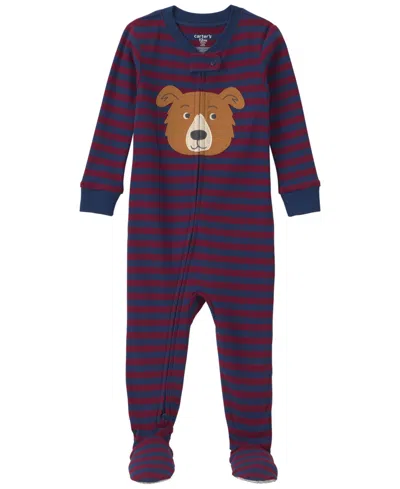 Carter's Baby Girls' Long-sleeve Pajamas In Purple