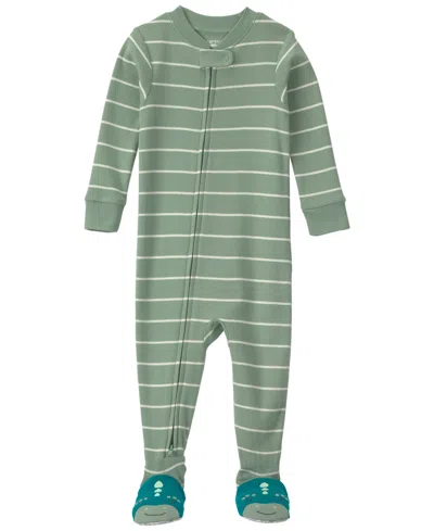 Carter's Baby Girls' Long-sleeve Sleep & Play In Green